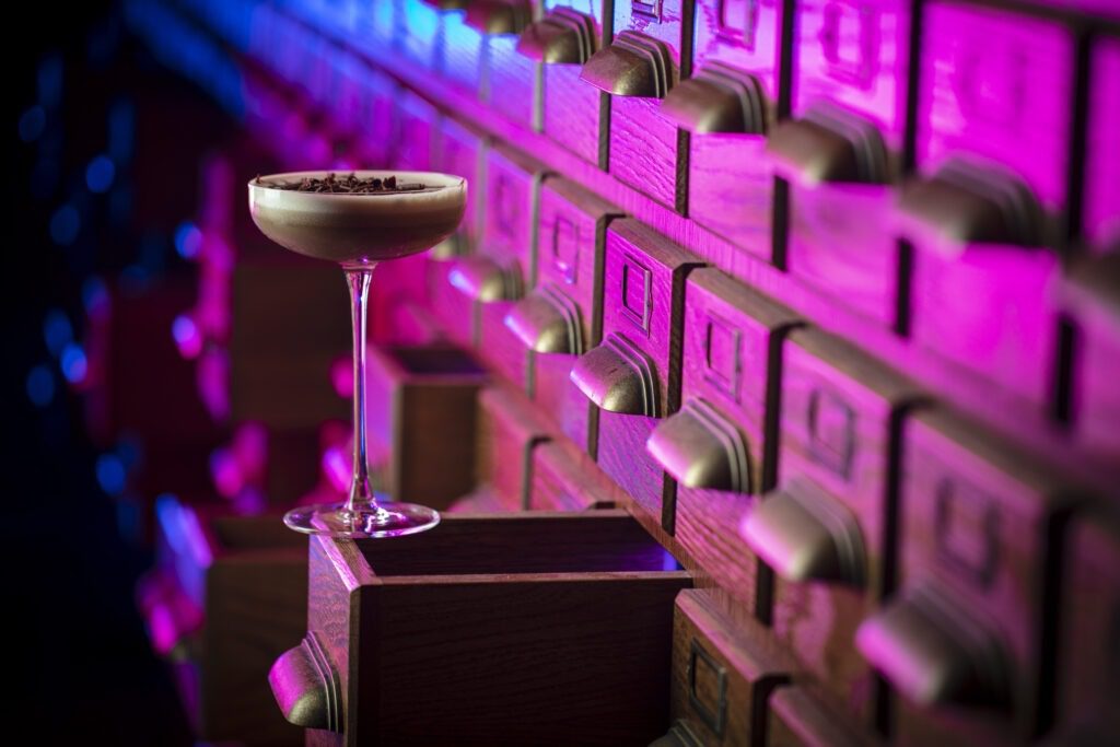 cocktail bar in King's Cross